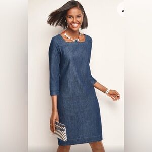 Talbot’s Denim Dress 2 petite